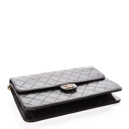 Chanel Lambskin Quilted Medium Single Flap Black 4 of 21