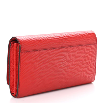 Louis Vuitton Epi Twist Wallet Coquelicot 3 of 10