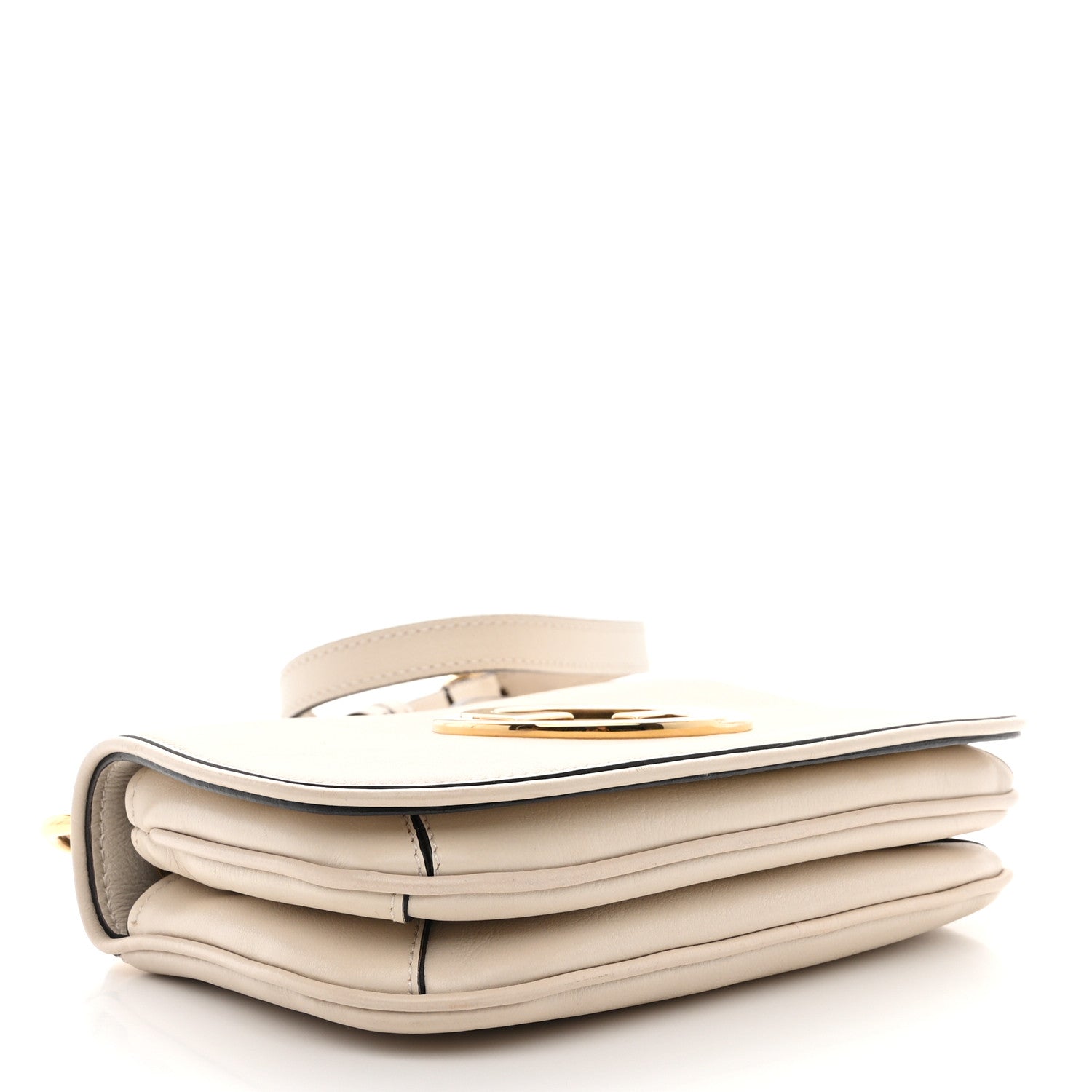 Gucci Roxy Calfskin Web Mini Blondie Shoulder Bag White 4 of 12