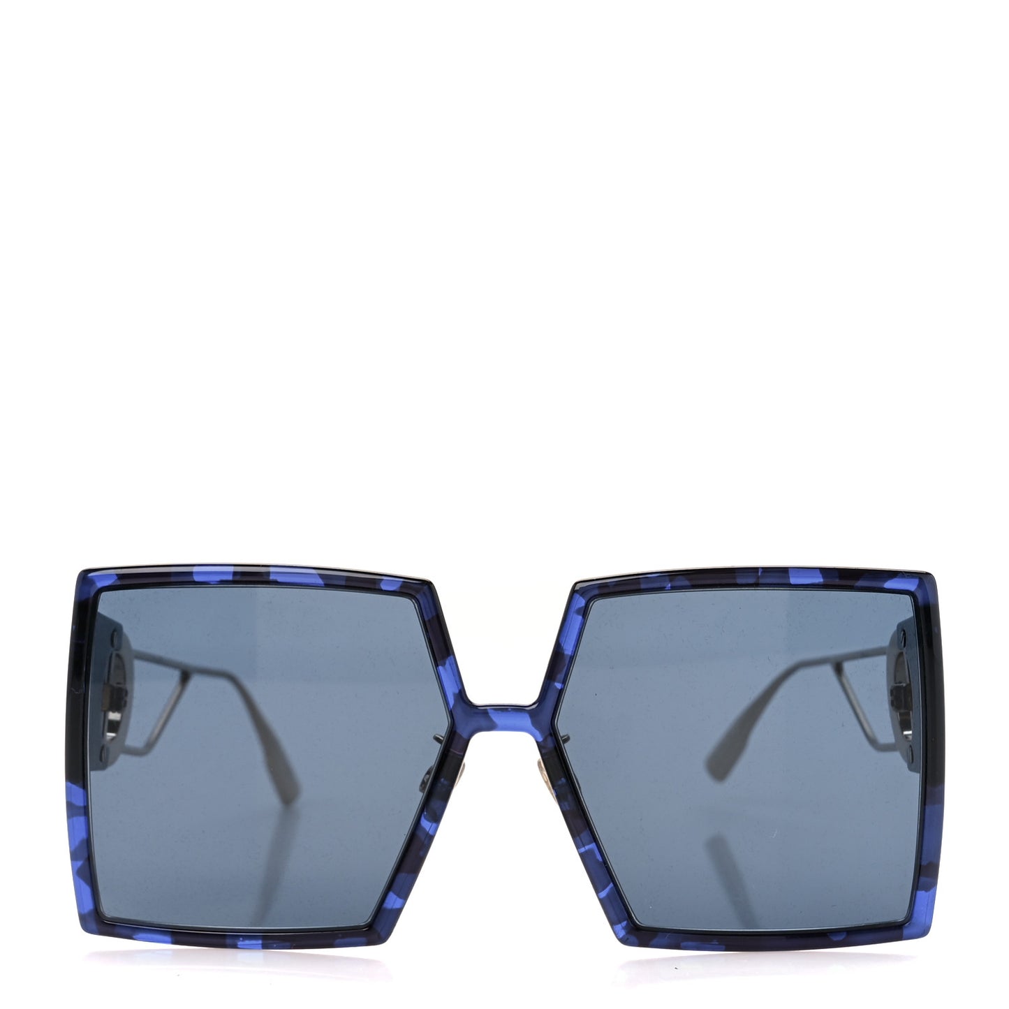 Acetate Square 30 Montaigne Sunglasses Blue