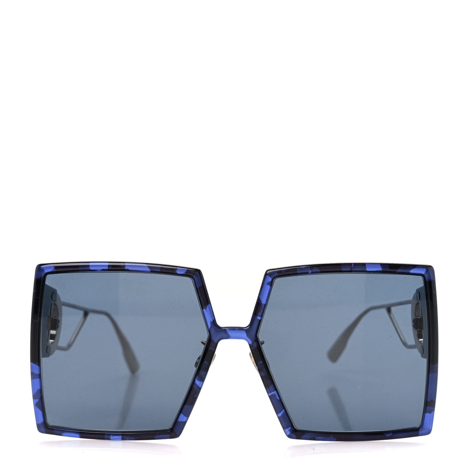 Christian Dior Acetate Square 30 Montaigne Sunglasses Blue 2 of 8