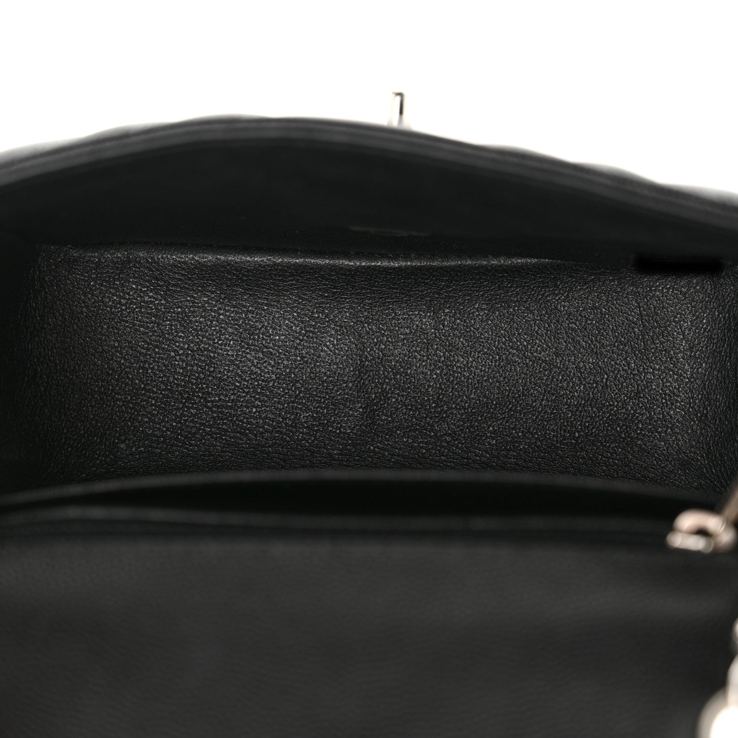 Chanel Caviar Chevron Quilted Mini Square Flap Black 4 of 11