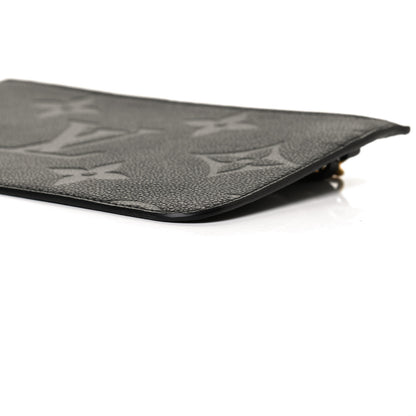 Louis Vuitton Empreinte Monogram Giant Neverfull MM Pochette Black 7 of 9