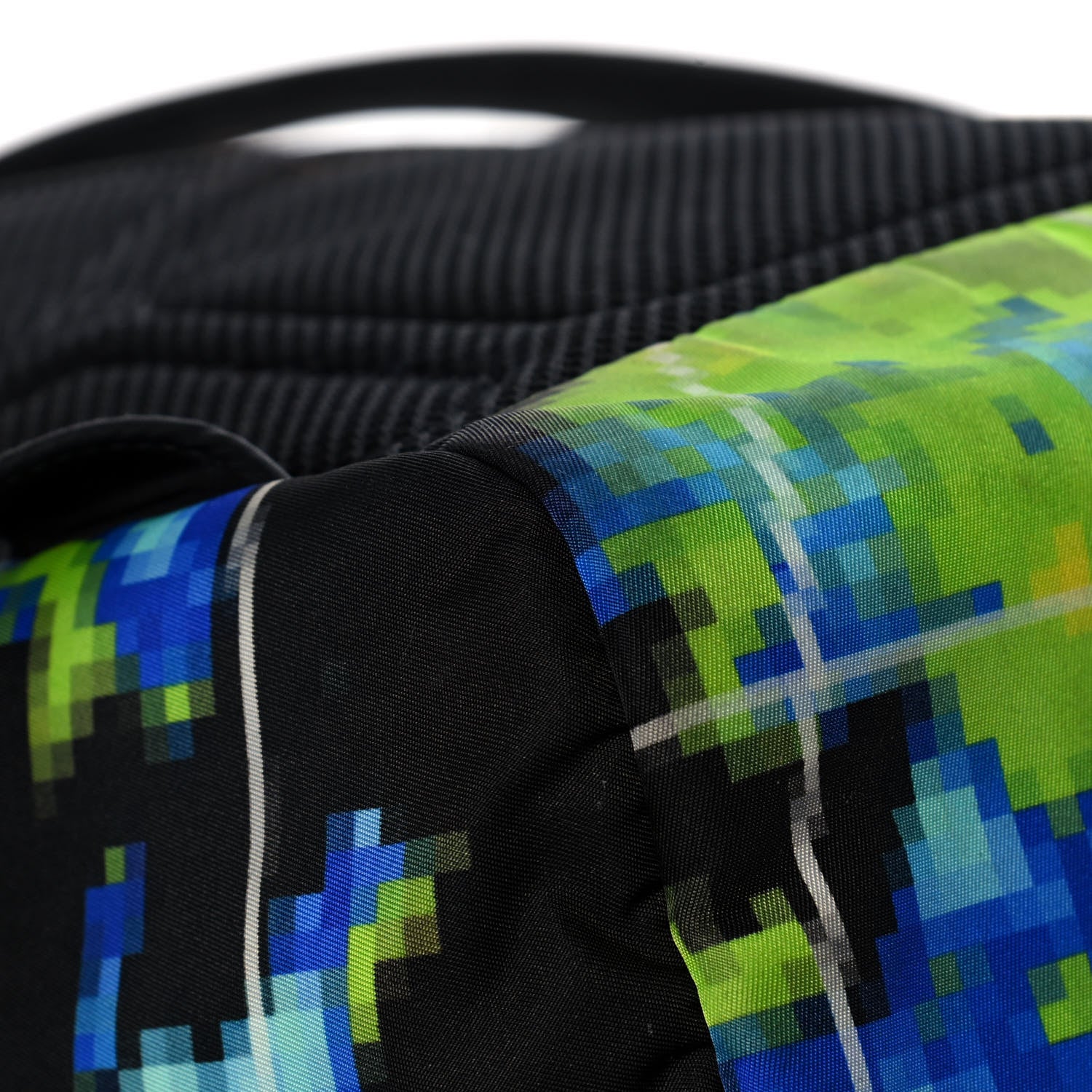 Prada Tessuto Nylon Radar Print Medium Double Buckle Backpack Multicolor 10 of 13