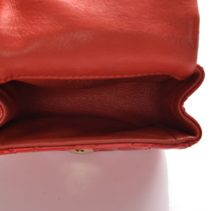 Chanel Patent Quilted 2.55 Ankle Wrist Bag Red 8 of 10