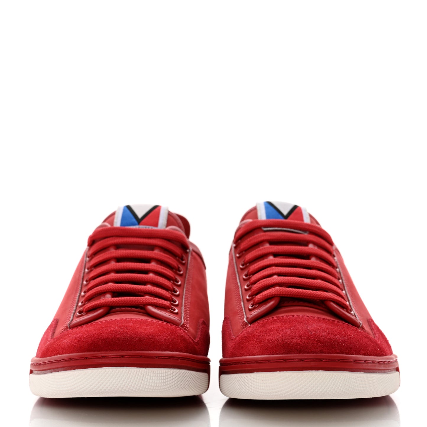 Suede Mens Americas Cup Slalom Sneakers 8 Red