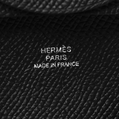 Hermes Epsom Bastia Coin Purse Black 6 of 7