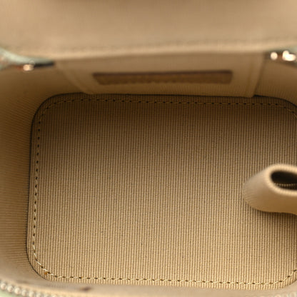 Chanel Lambskin Quilted Pearl Crush Mini Vanity Case With Chain Light Green 5 of 12