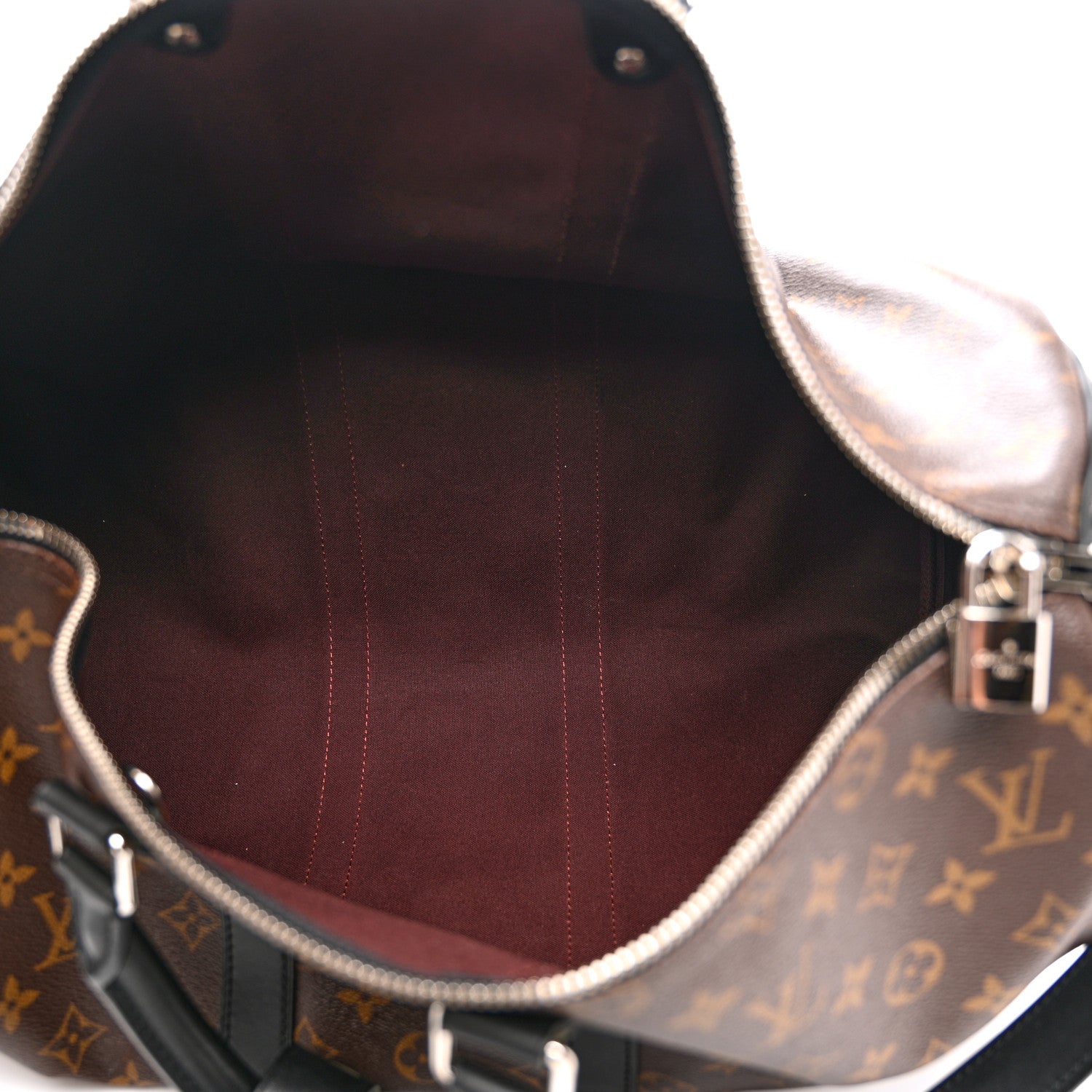 Louis Vuitton Monogram Macassar Keepall Bandouliere 45 5 of 10