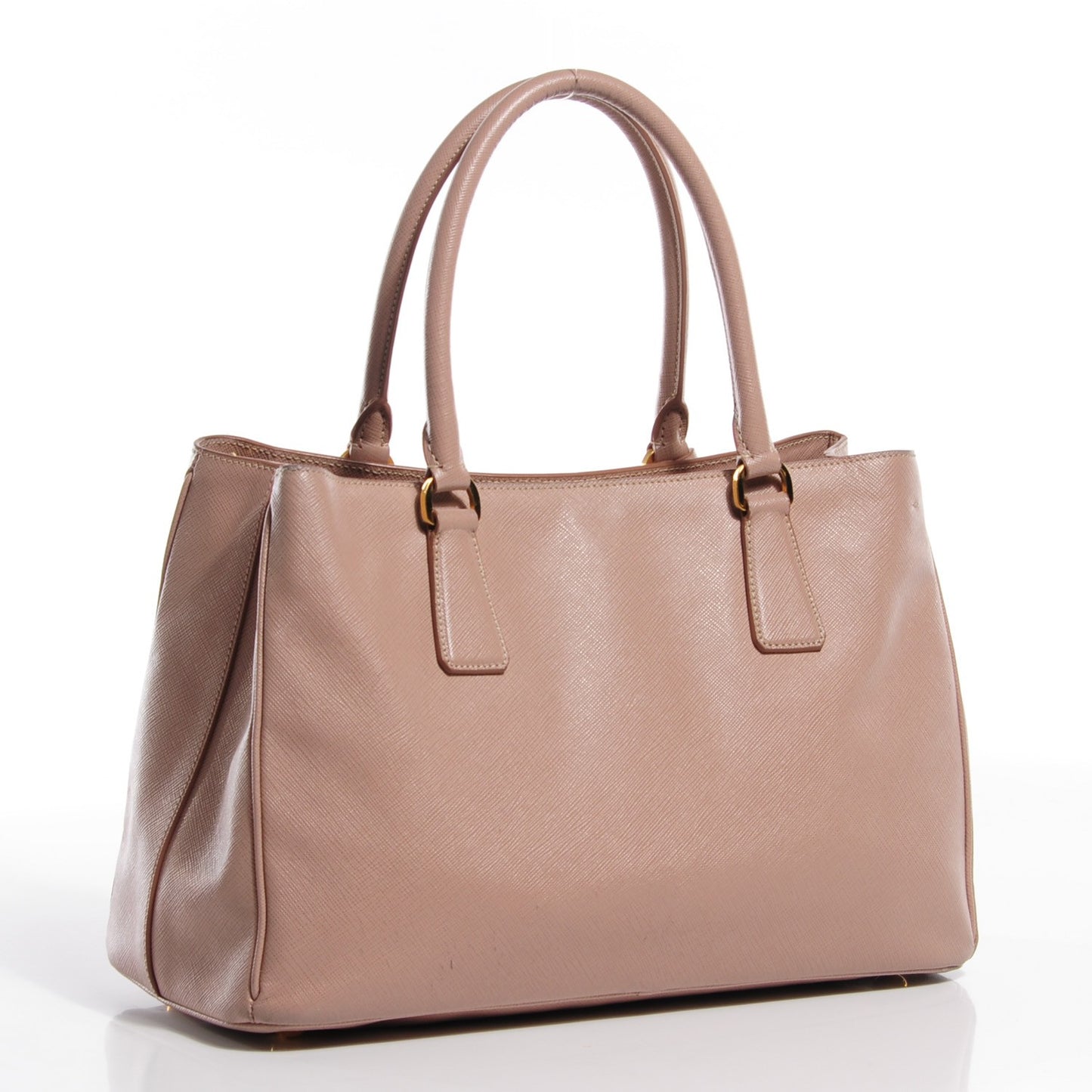 Saffiano Lux Medium Tote Cammeo