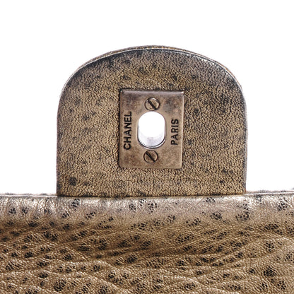 Chanel Distressed Lambskin Le Marais Ligne Flap Gold 8 of 8