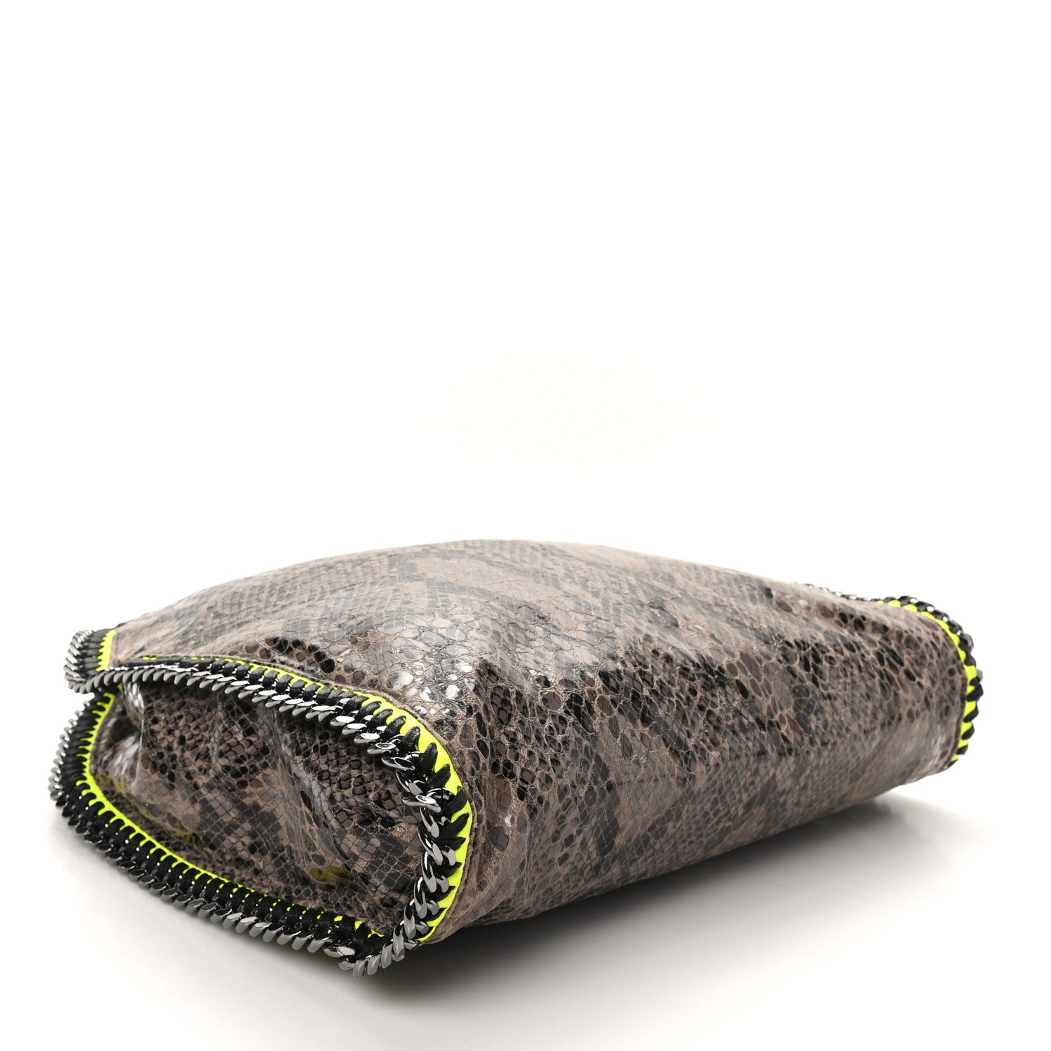 Stella McCartney Eco Python Small Falabella Tote Beige Yellow 4 of 9