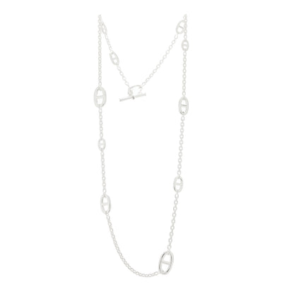 Hermes Sterling Silver Farandole Necklace 80 3 of 6