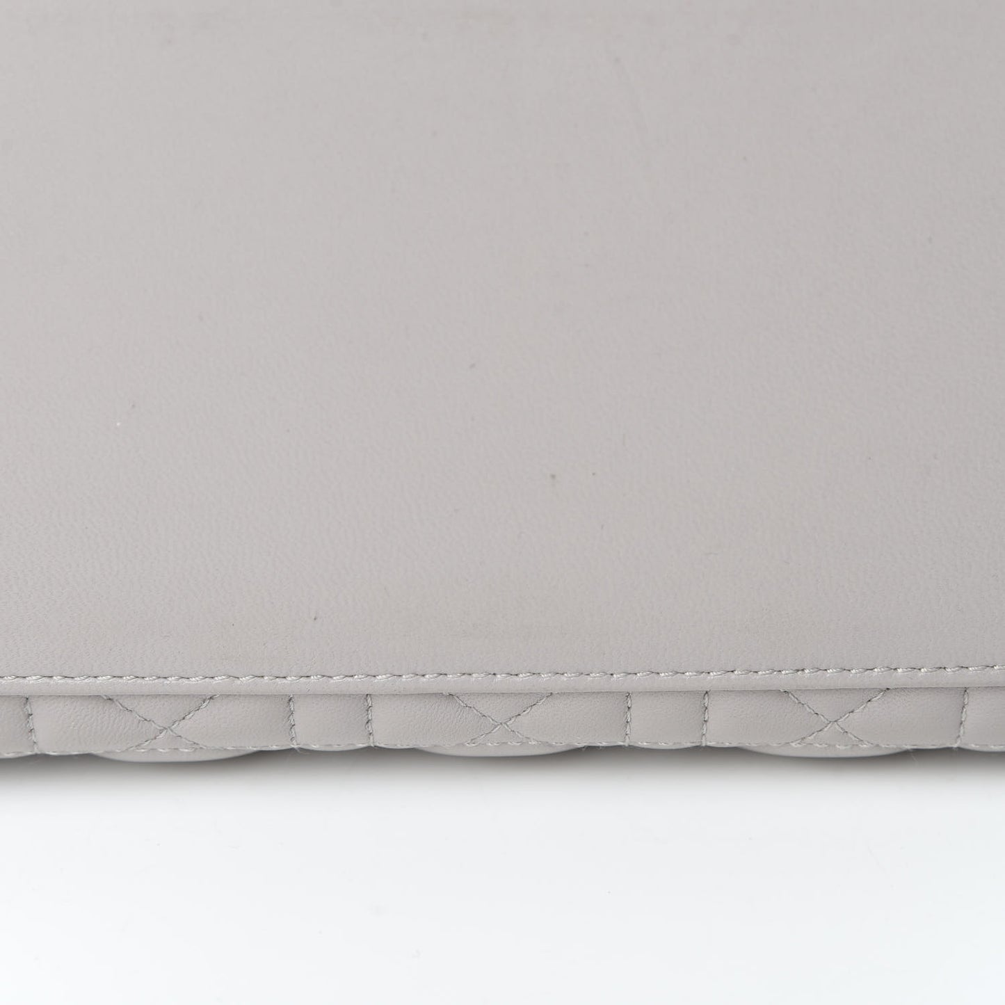 Lambskin Cannage Medium Lady Dior Grey