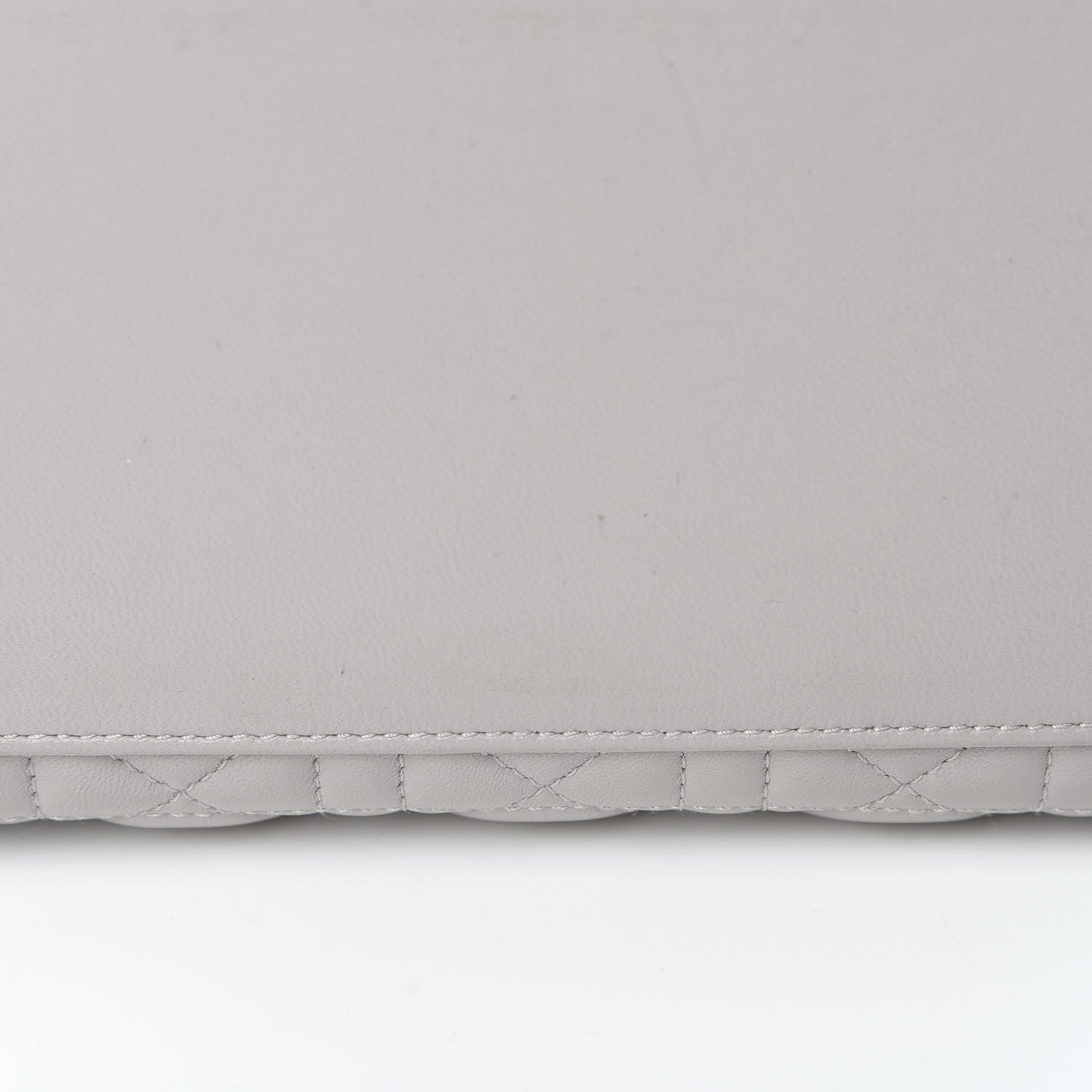 Christian Dior Lambskin Cannage Medium Lady Dior Grey 11 of 13