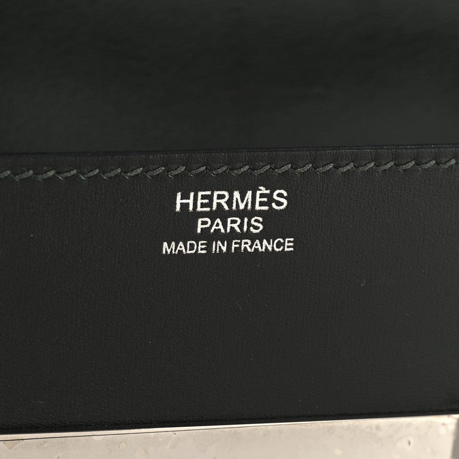 Hermes Box Goodlock Clutch  Vert Fonce 6 of 8