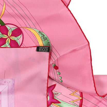 Hermes Silk La Danse Du Cosmos Scarf 90 5 of 5