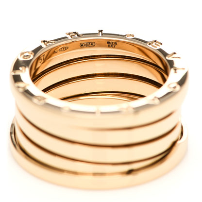 Bulgari 18K Yellow Gold B.Zero1 Four-Band Ring 57 8 5 of 7
