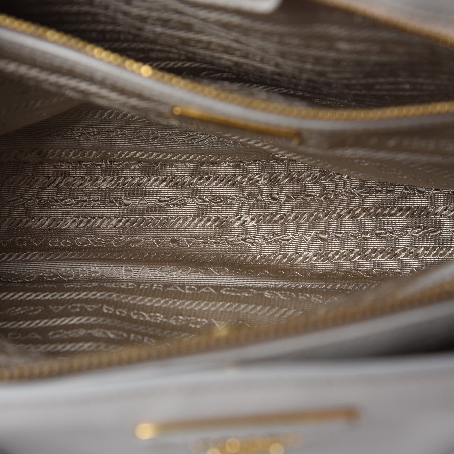 Prada Saffiano Lux Medium Tote Talco 9 of 23