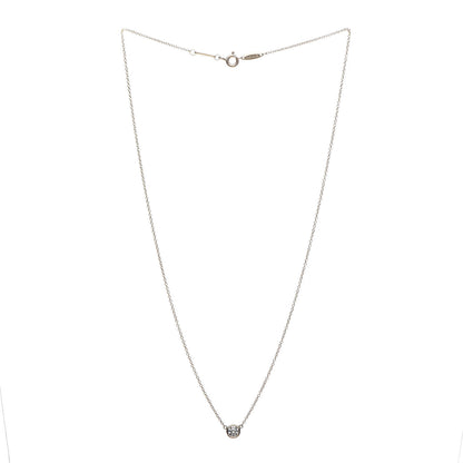 Tiffany 18K Yellow Gold Diamond .28ct Elsa Peretti Diamonds by the Yard Pendant Necklace 3 of 7