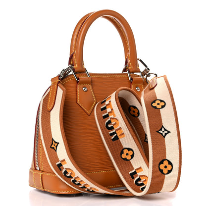 Louis Vuitton Epi Jacquard Alma BB Honey Gold 3 of 8