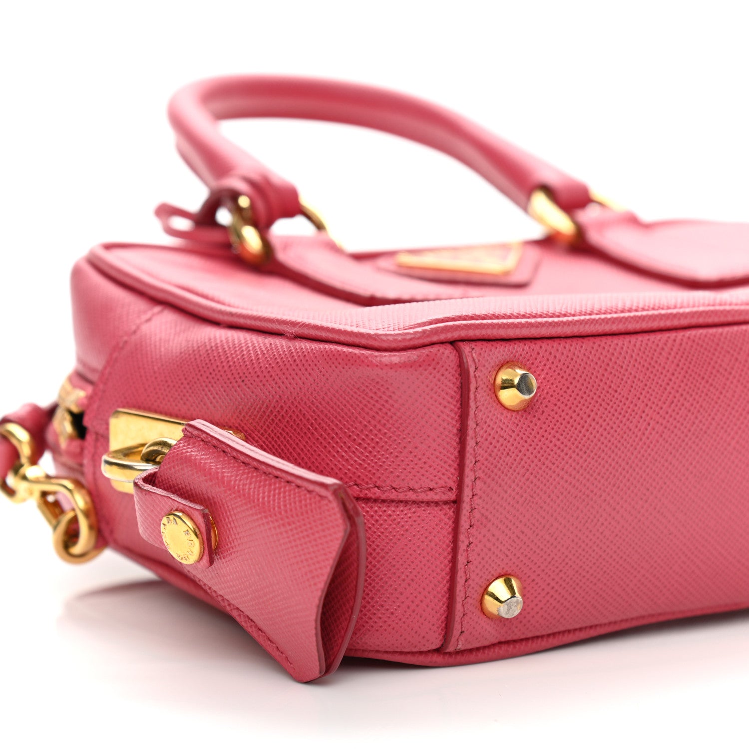 Prada Saffiano Lux Mini Top Handle Crossbody Bag Tamaris 9 of 16