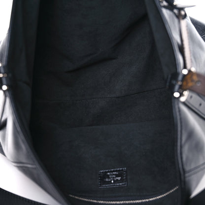 Louis Vuitton Lambskin CarryAll Vibe MM Black 6 of 10