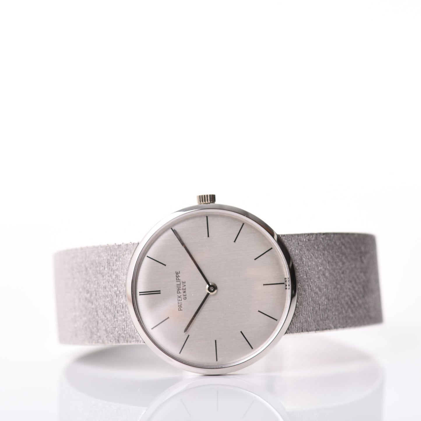 18K White Gold 30mm Calatrava Manual Winding Watch 3513/1
