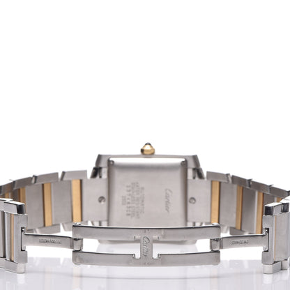 Cartier Stainless Steel 18K Yellow Gold 28mm Tank Francaise Automatic Watch 5 of 7