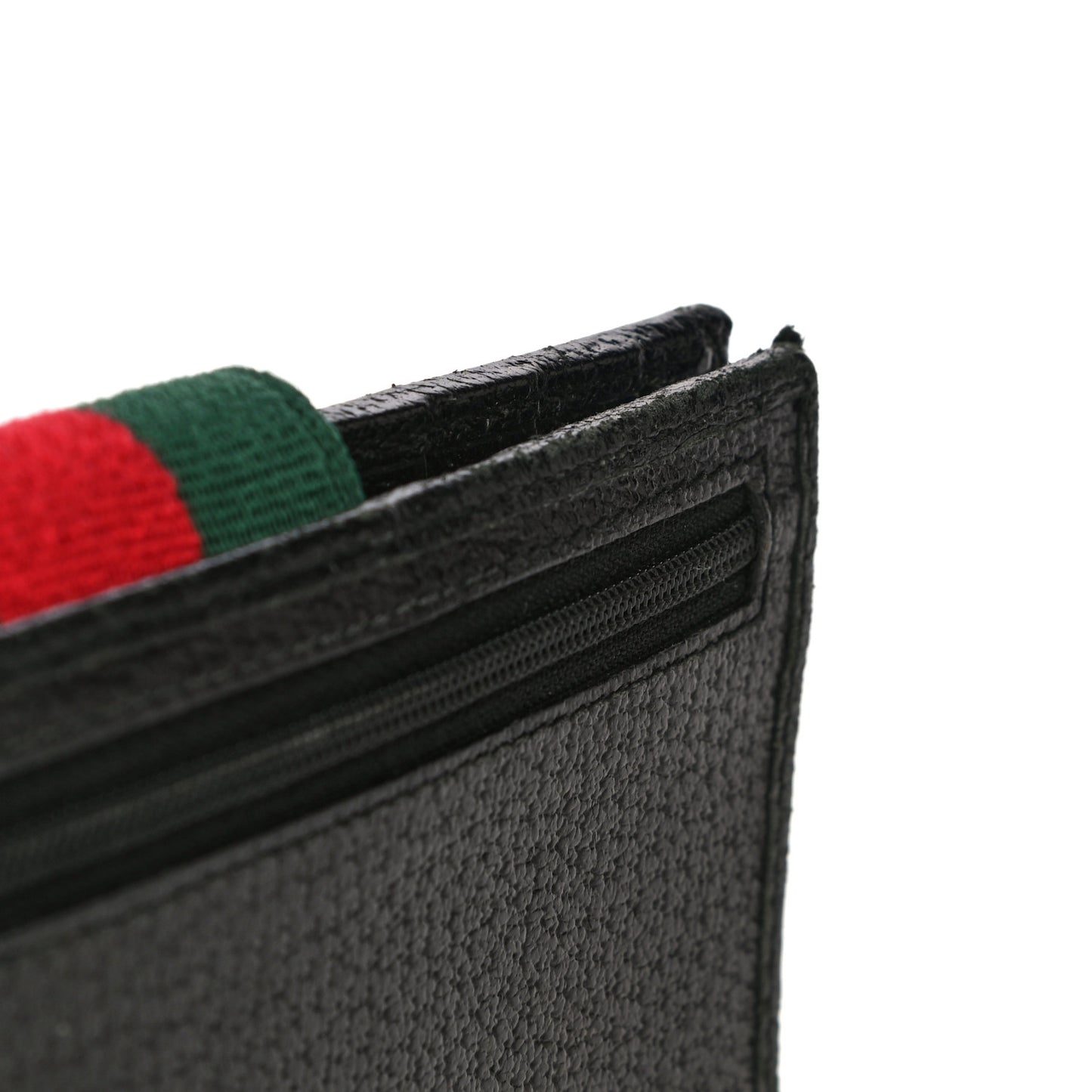 Monogram Grained Calfskin Ladies Web Continental Wallet Black