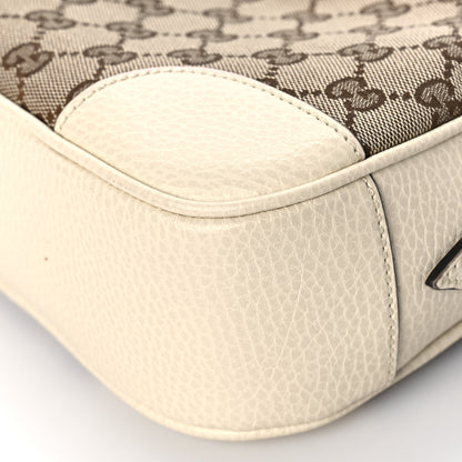 Gucci Monogram Dollar Calfskin Mini Bree Messenger Bag Beige Ebony Avoire 10 of 11