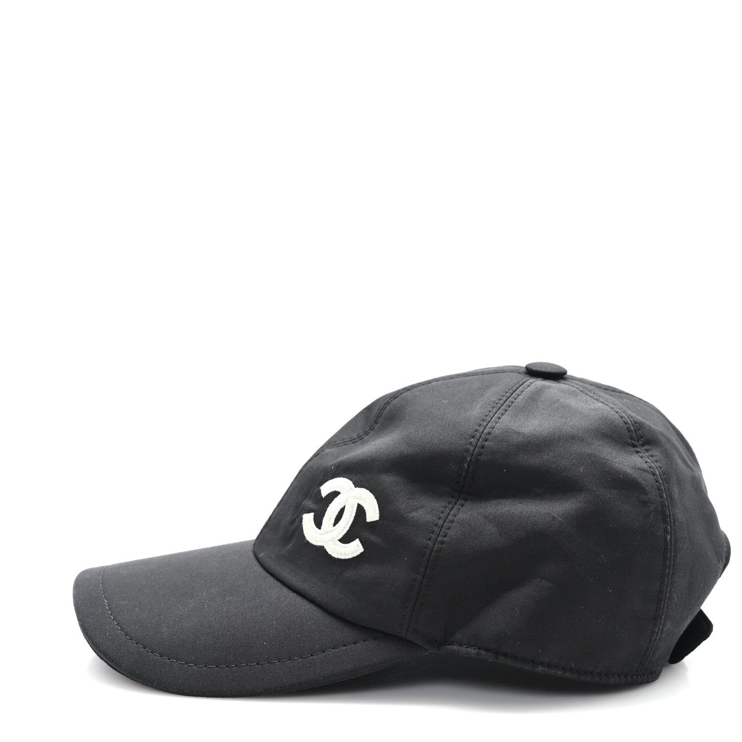 Chanel Cotton CC Cap Hat Black 4 of 8
