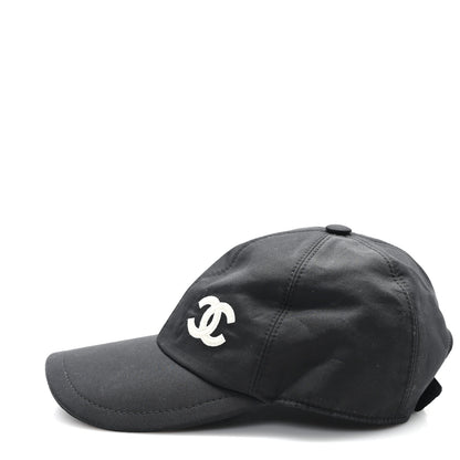 Chanel Cotton CC Cap Hat Black 4 of 8
