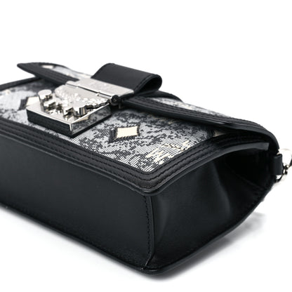 MCM Vintage Jacquard Monogram Mini Tracy Crossbody Black 11 of 11