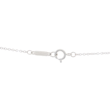 Tiffany 18K White Gold Diamond Metro Cross Pendant Necklace 4 of 6