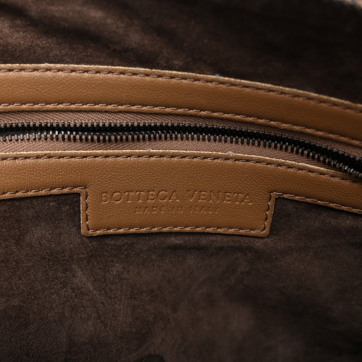 Bottega Veneta Nappa Intrecciato Nodini Crossbody Messenger Camel 6 of 10