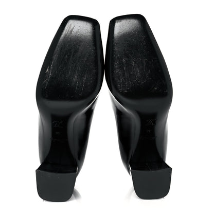 Louis Vuitton LOUIS VUITTON Patent Calfskin Madeleine Pumps 38 Black 5 of 8