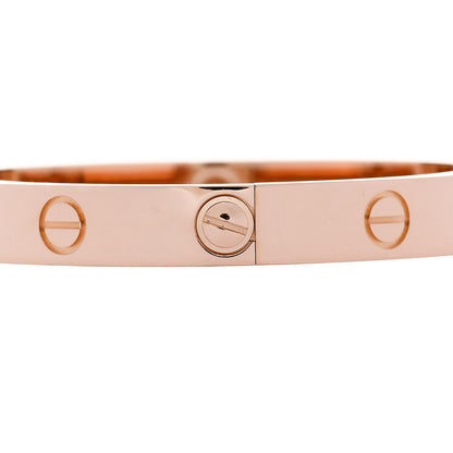 Cartier 18K Pink Gold LOVE Bracelet 15 4 of 9