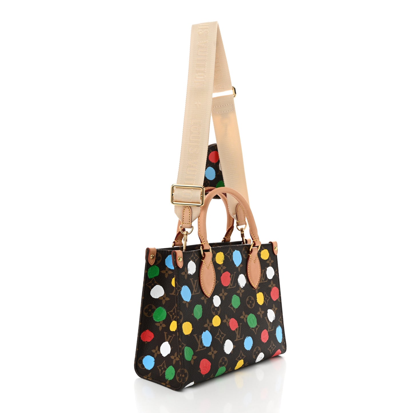LV X YK Monogram Dots Onthego PM Multicolor