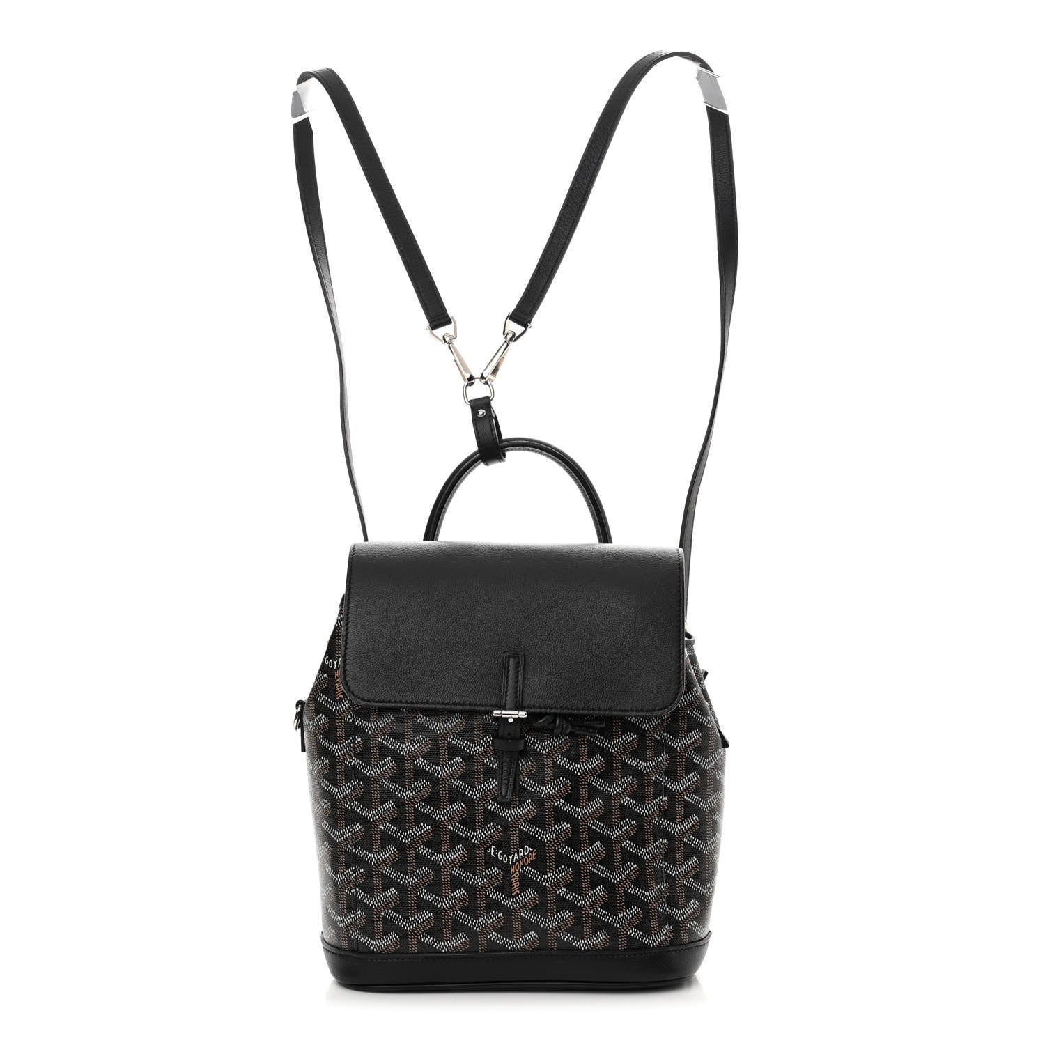 Goyard Goyardine Calfskin Mini Alpin Backpack Black 1 of 11