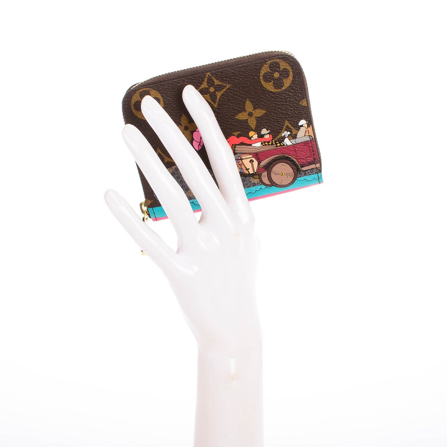 Monogram 2015 Christmas Animation Zippy Coin Purse