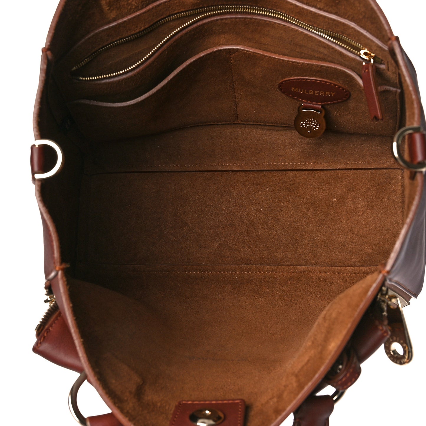 Silky Calf Small Willow Tote Brown