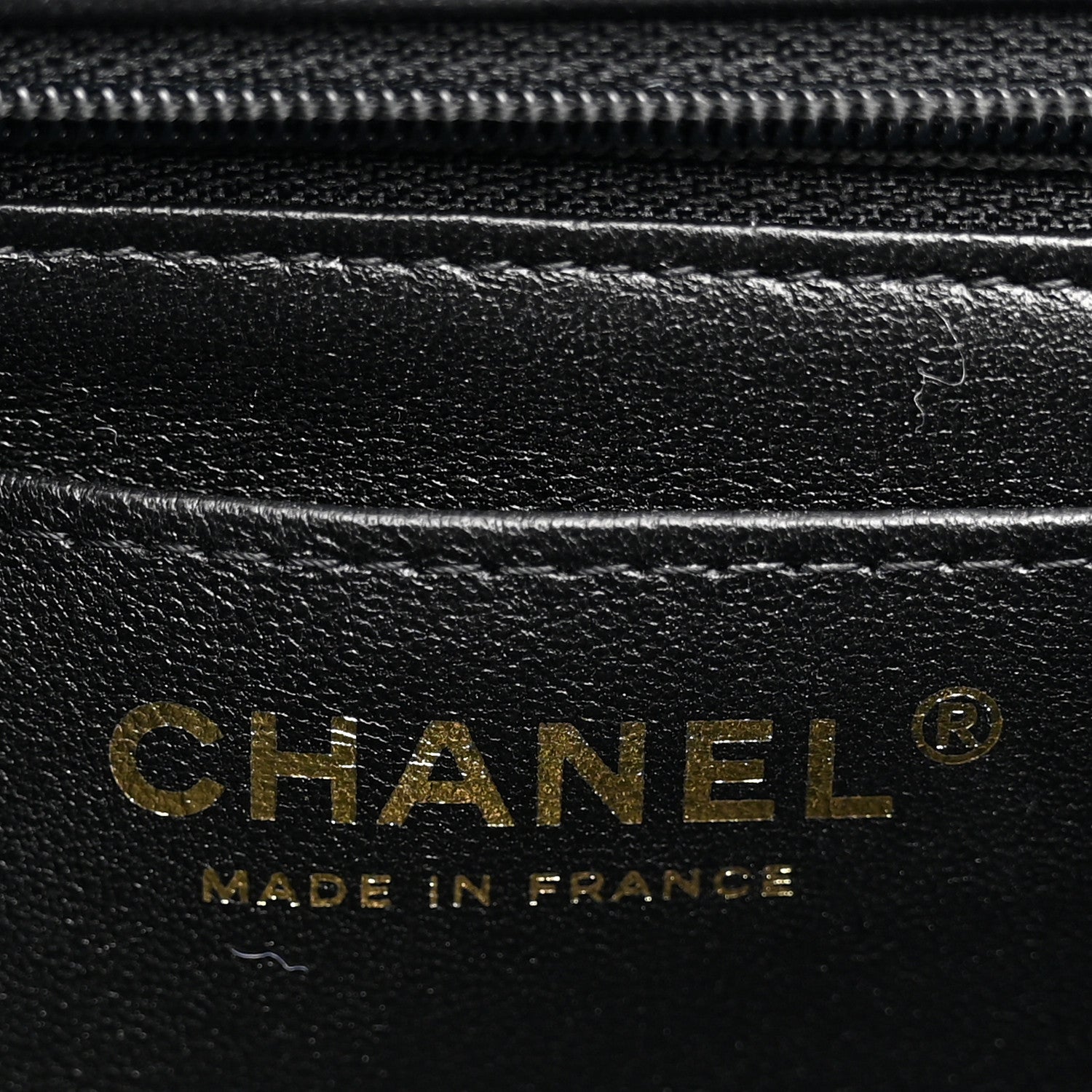 Chanel Lambskin Quilted Mini Top Handle Rectangular Flap Black 6 of 10