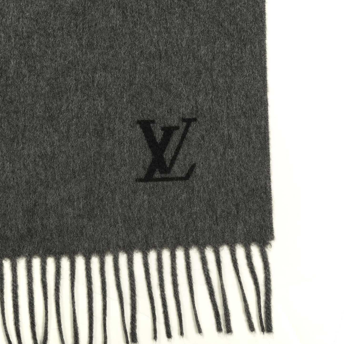 Cashmere Jhelam Muffler Scarf Grey