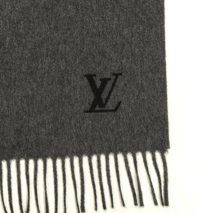 Louis Vuitton Cashmere Jhelam Muffler Scarf Grey 4 of 4