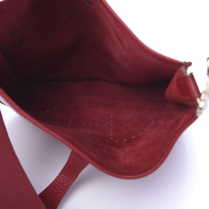 Hermes Togo Evelyne GM Rouge H 4 of 12