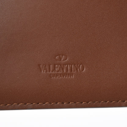 Valentino Garavani Calfskin VLTN Print Phone Case Brown 8 of 11