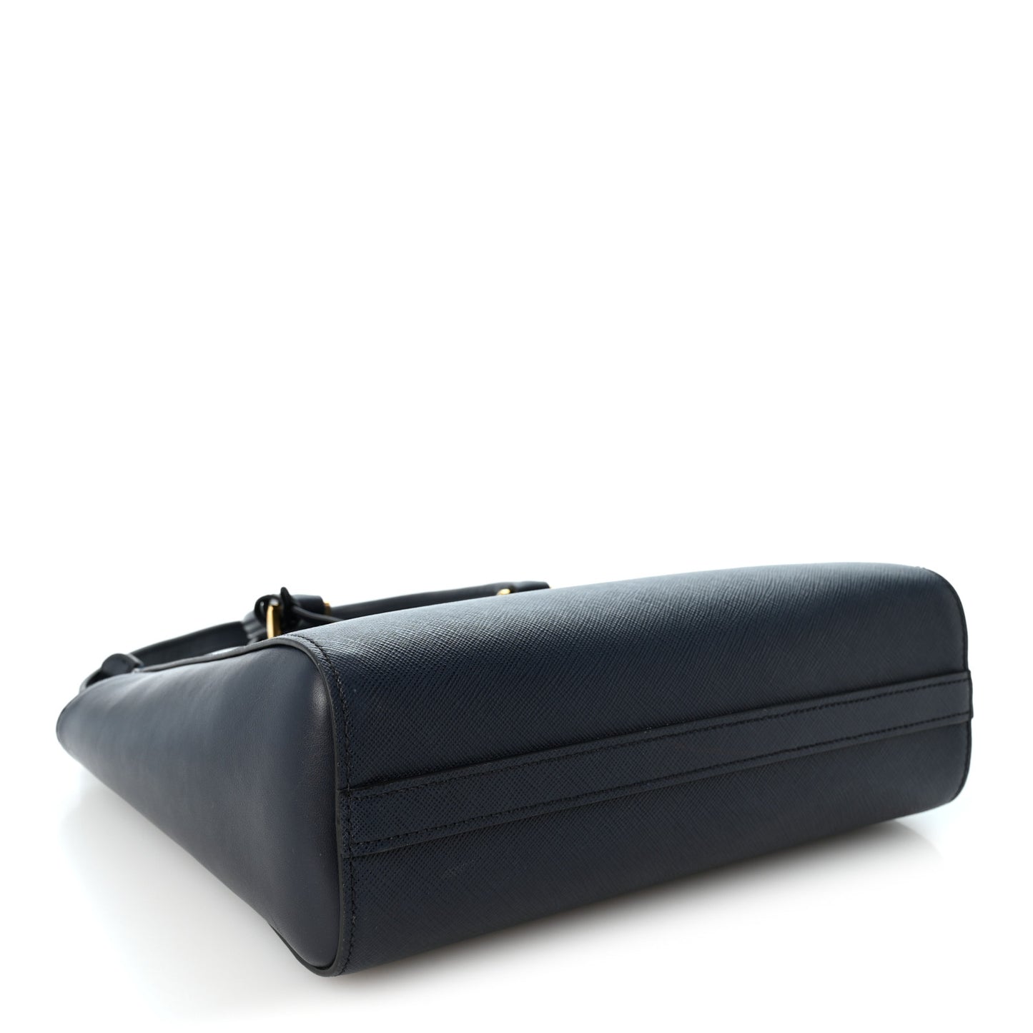 Saffiano Soft Calfskin Small Zippered Tote Baltico