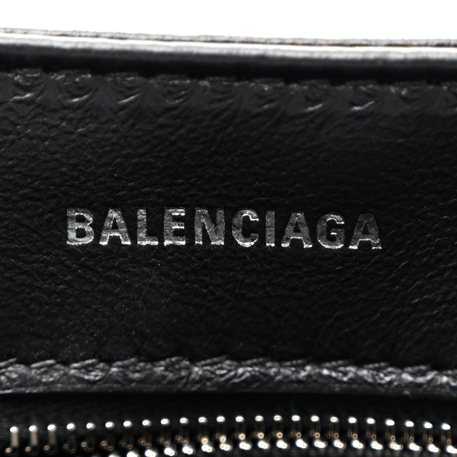 Balenciaga Nappa Allover License BB Monogram Embossed Medium Triplet Bag Silver 6 of 10