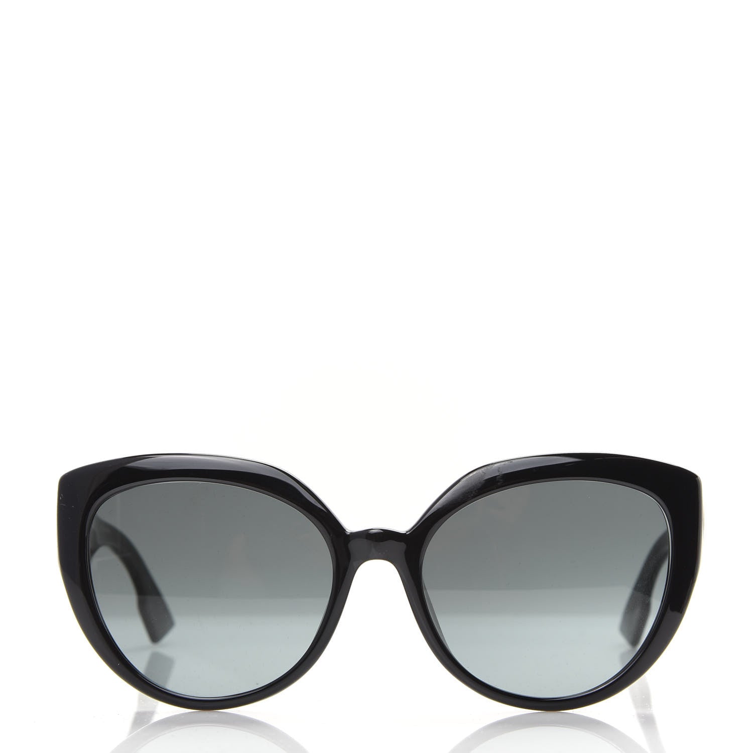 Christian Dior Acetate DDiorF Cat Eye Sunglasses Black 2 of 7